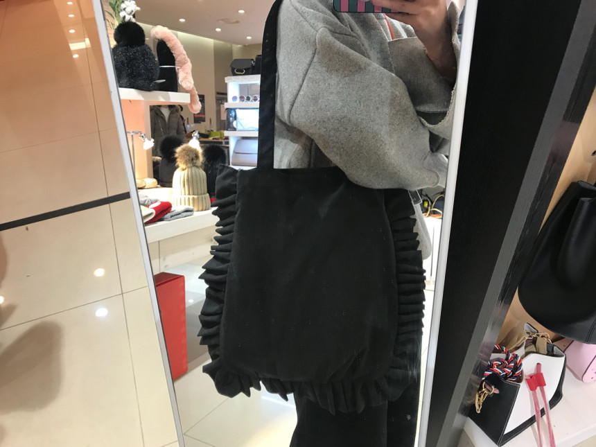 <b><p>Harajuku ruffle eco bag HJ18HB0131 Daily</p></b><b><p>原宿フリルエコバッグHJ18HB0131デイリー愛らしい女性可愛らしい 데일리에코백</p></b><br /><br /><p align='center'>