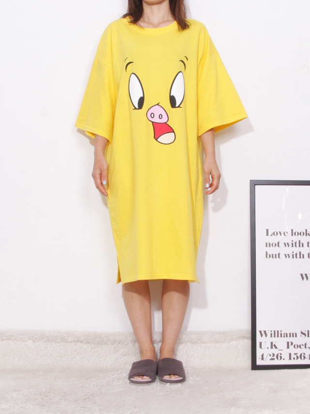 <b><p>pajamas one piece Homeware smile Fa</p></b><b><p>パジャマ ワンピース ホームウェア スマイル 純綿</p></b><br /><br /><p align='center'>