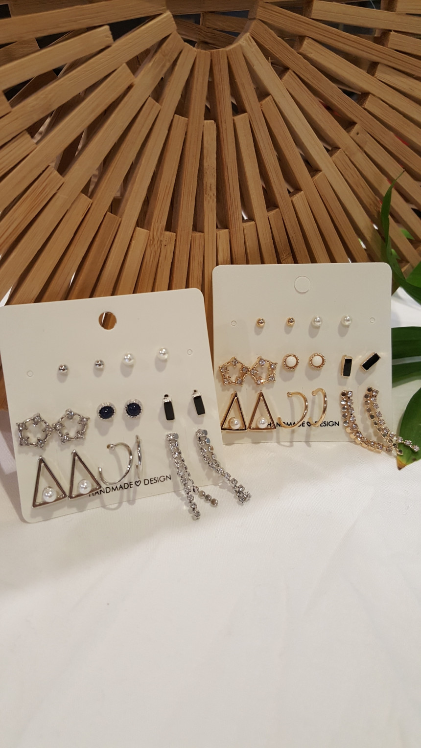 <b><p>Mono daily dern 16 pieces earring set 03</p></b><b><p>モノ デイリー モダン 16ピース イヤリング セット 03</p></b><br /><br /><p align='center'>