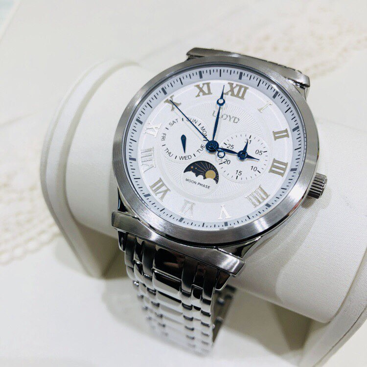 <b><p>Lloyd Moon Phase Full Ste couple metal cck</p></b><b><p>ロイド ムーンフェイズ フルスト カップル メタル 時計</p></b><br /><br /><p align='center'>