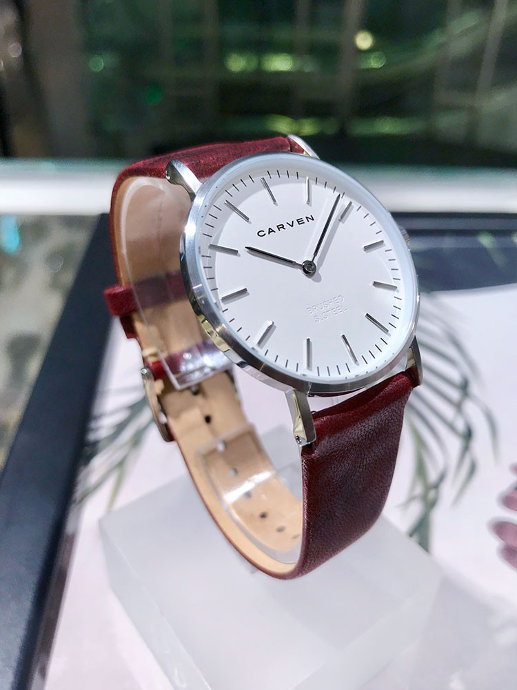 <b><p>CARVEN ALLURE CV602S-WH M.WN Women's Watches</p></b><b><p>カーヴェン 魅力 CV602S-WH M.WN レディース時計 ミニマルなスタイリング</p></b><br /><br /><p align='center'>