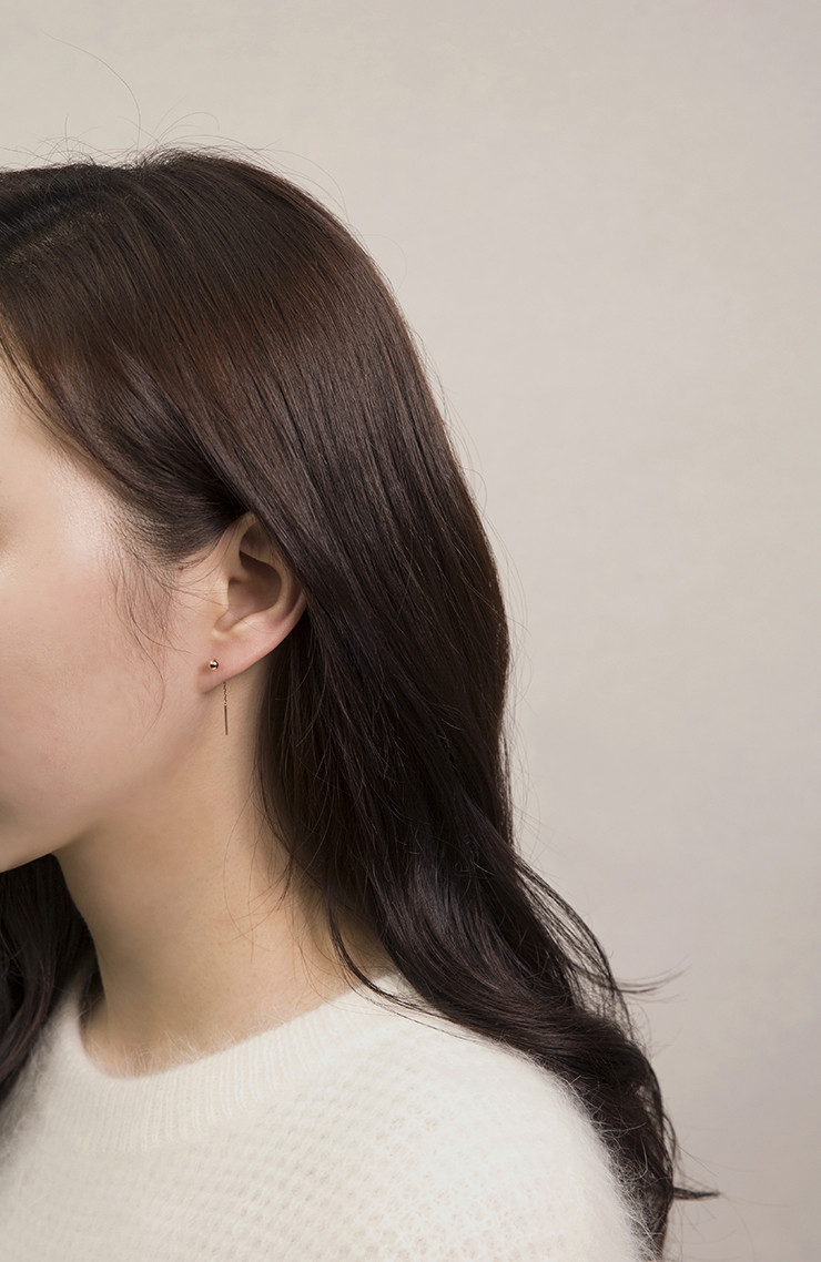 <b><p>harp ball Minim Drop Ergs 14k sple daily</p></b><b><p>ハーフ ボール ミニマルドロップイヤリング 14kが チェーン シンプル デイリー</p></b><br /><br /><p align='center'>