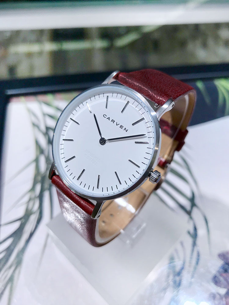 <b><p>CARVEN ALLURE CV602S-WH M.WN Women's Watches</p></b><b><p>カーヴェン 魅力 CV602S-WH M.WN レディース時計 ミニマルなスタイリング</p></b><br /><br /><p align='center'>