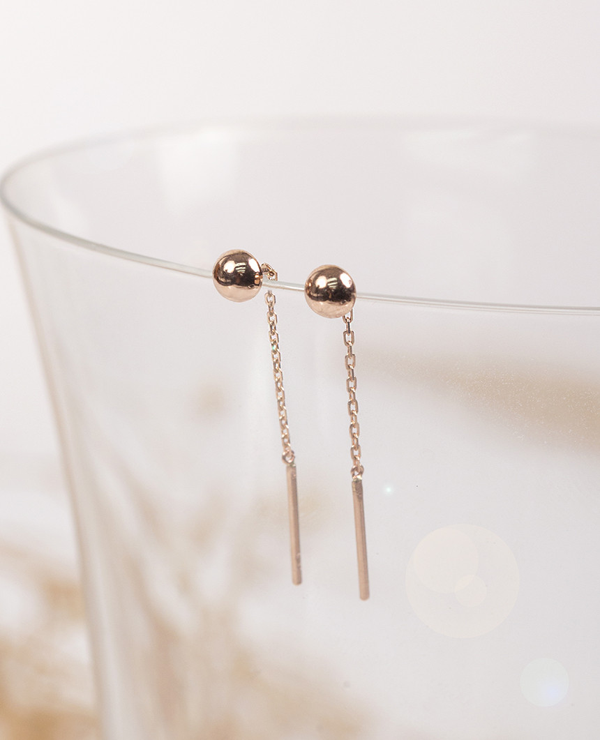 <b><p>harp ball Minim Drop Ergs 14k sple daily</p></b><b><p>ハーフ ボール ミニマルドロップイヤリング 14kが チェーン シンプル デイリー</p></b><br /><br /><p align='center'>