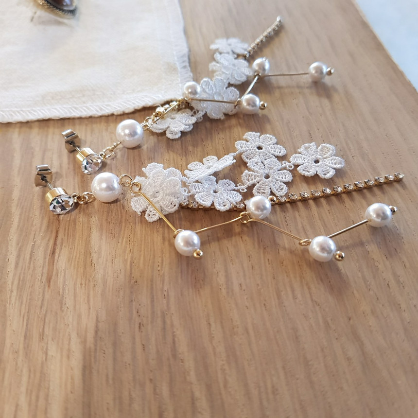 <b><p>White race Pearl Long Drop Eris A grty atmosphere</p></b><b><p>純白 レース 真珠 ロングドロップピアス ガーリッシュな雰囲気 魅力のあるスタイル</p></b><br /><br /><p align='center'>