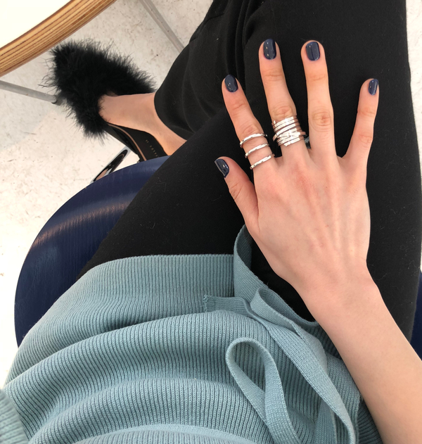 <b><p>Layered Ring 2 colors</p></b><b><p>層状 リング 2色</p></b><br /><br /><p align='center'>