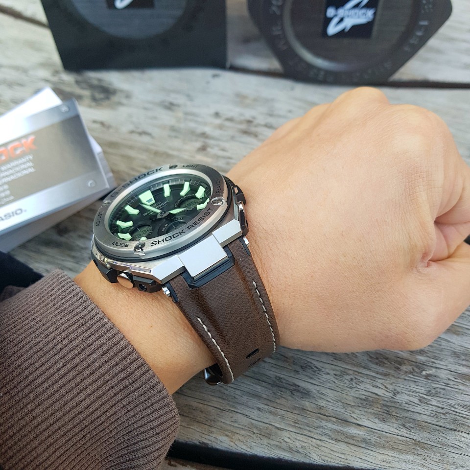 <b><p>Formal impt genuine Ji Steel Mod GST-S110</p></b><b><p>正規輸入純正 ジーショック 地スチール モデル GST-S110 00G 20L</p></b><br /><br /><p align='center'>