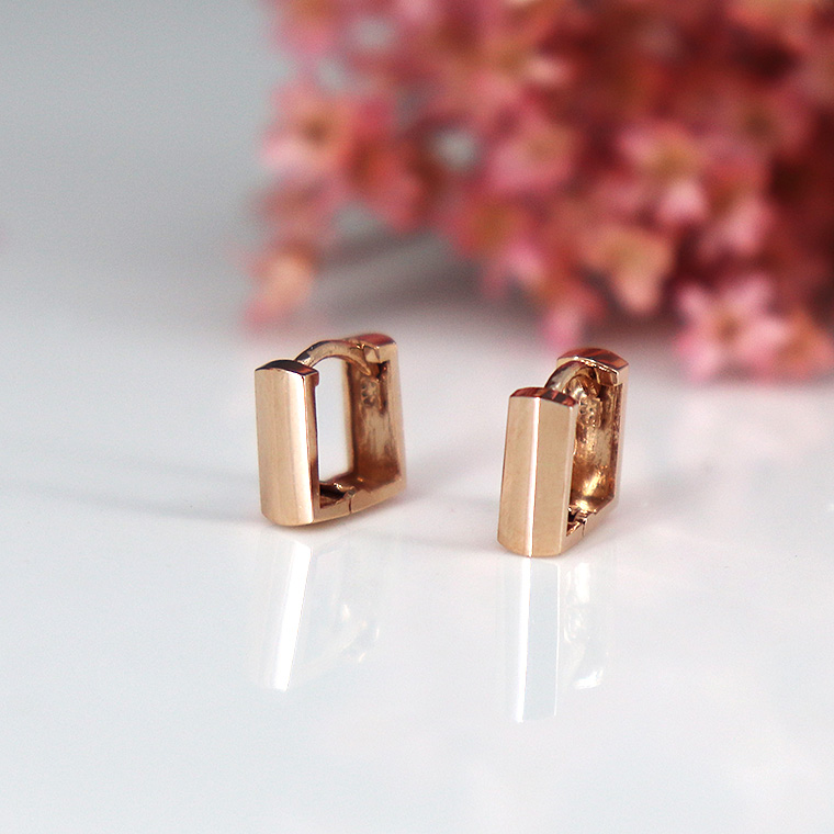 <b><p>14k mini round square One tch erg daily Aft</p></b><b><p>14k ミニ ラウンド 正方形 ワンタッチ イヤリング デイリー 耳突き抜け南湖</p></b><br /><br /><p align='center'>