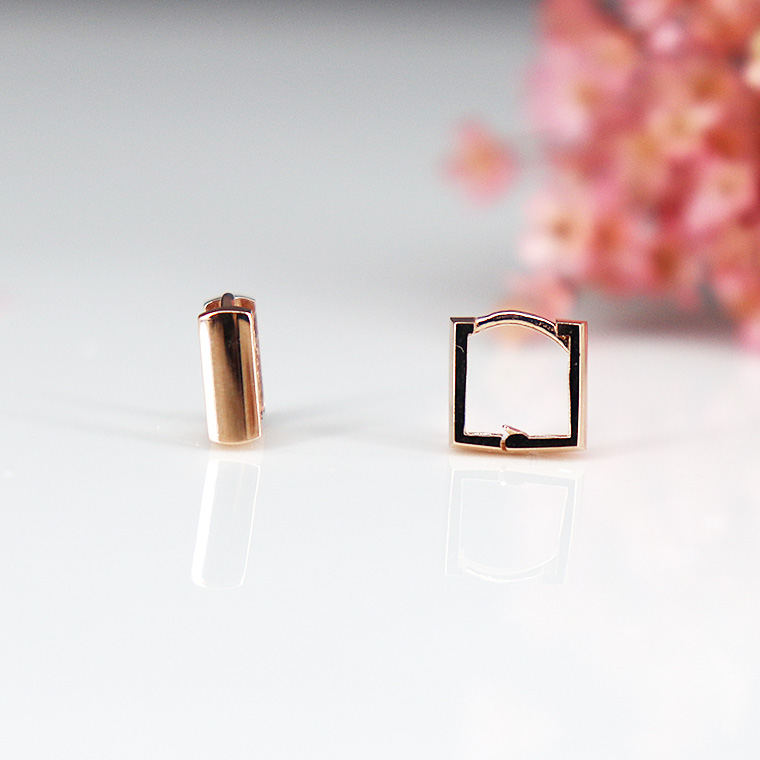 <b><p>14k mini round square One tch erg daily Aft</p></b><b><p>14k ミニ ラウンド 正方形 ワンタッチ イヤリング デイリー 耳突き抜け南湖</p></b><br /><br /><p align='center'>