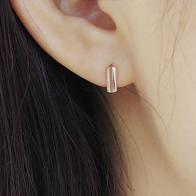 <b><p>14k mini round square One tch erg daily Aft</p></b><b><p>14k ミニ ラウンド 正方形 ワンタッチ イヤリング デイリー 耳突き抜け南湖</p></b><br /><br /><p align='center'>