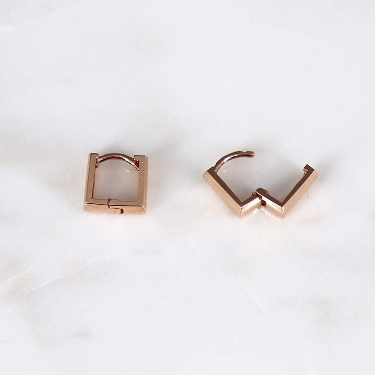 <b><p>14k mini round square One tch erg daily Aft</p></b><b><p>14k ミニ ラウンド 正方形 ワンタッチ イヤリング デイリー 耳突き抜け南湖</p></b><br /><br /><p align='center'>