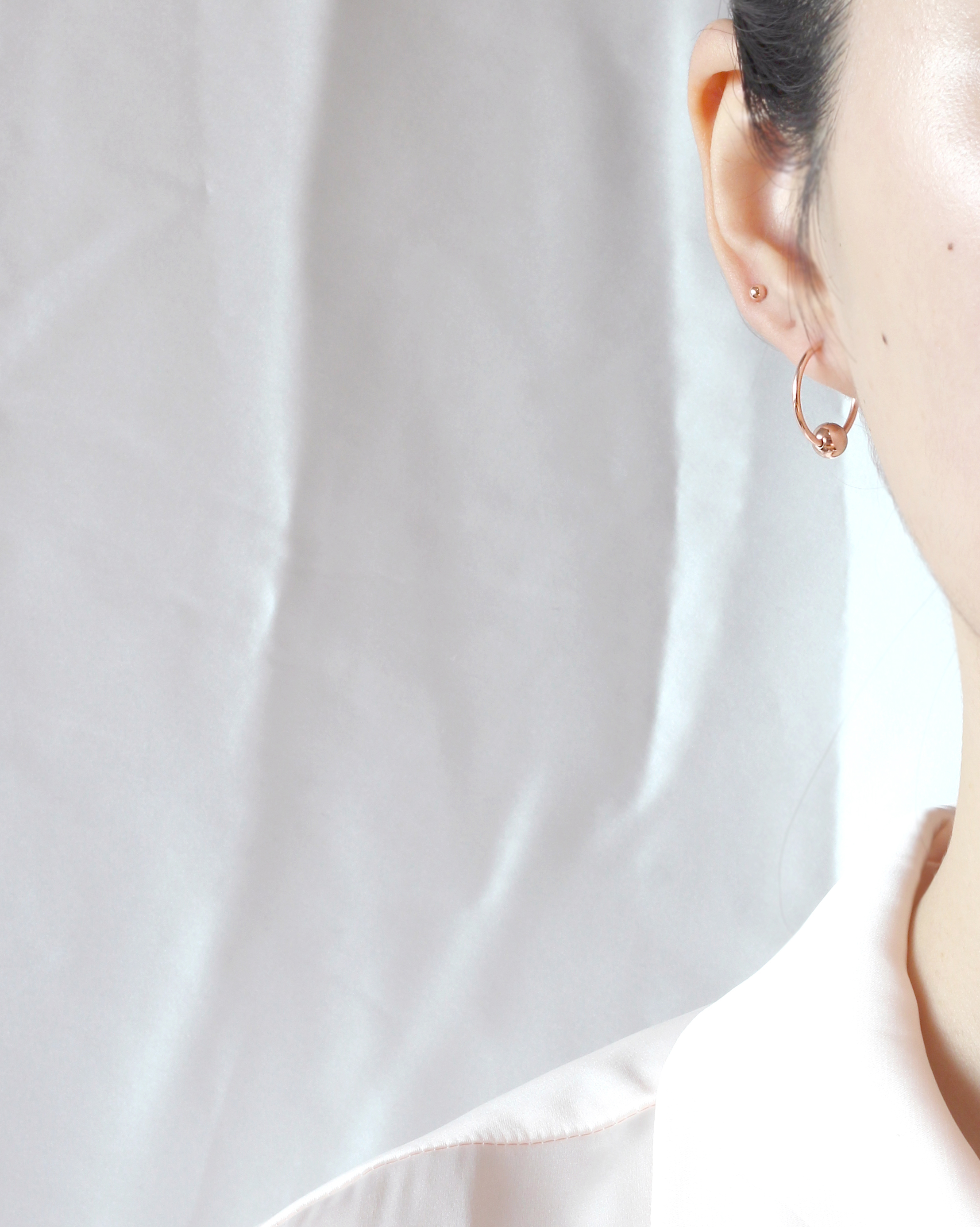 <b><p>14k Rose Gold small earring Twenties wom</p></b><b><p>14k ローズゴールド 小さな イヤリング 20代の女性 中高生 シンプル デイリー</p></b><br /><br /><p align='center'>