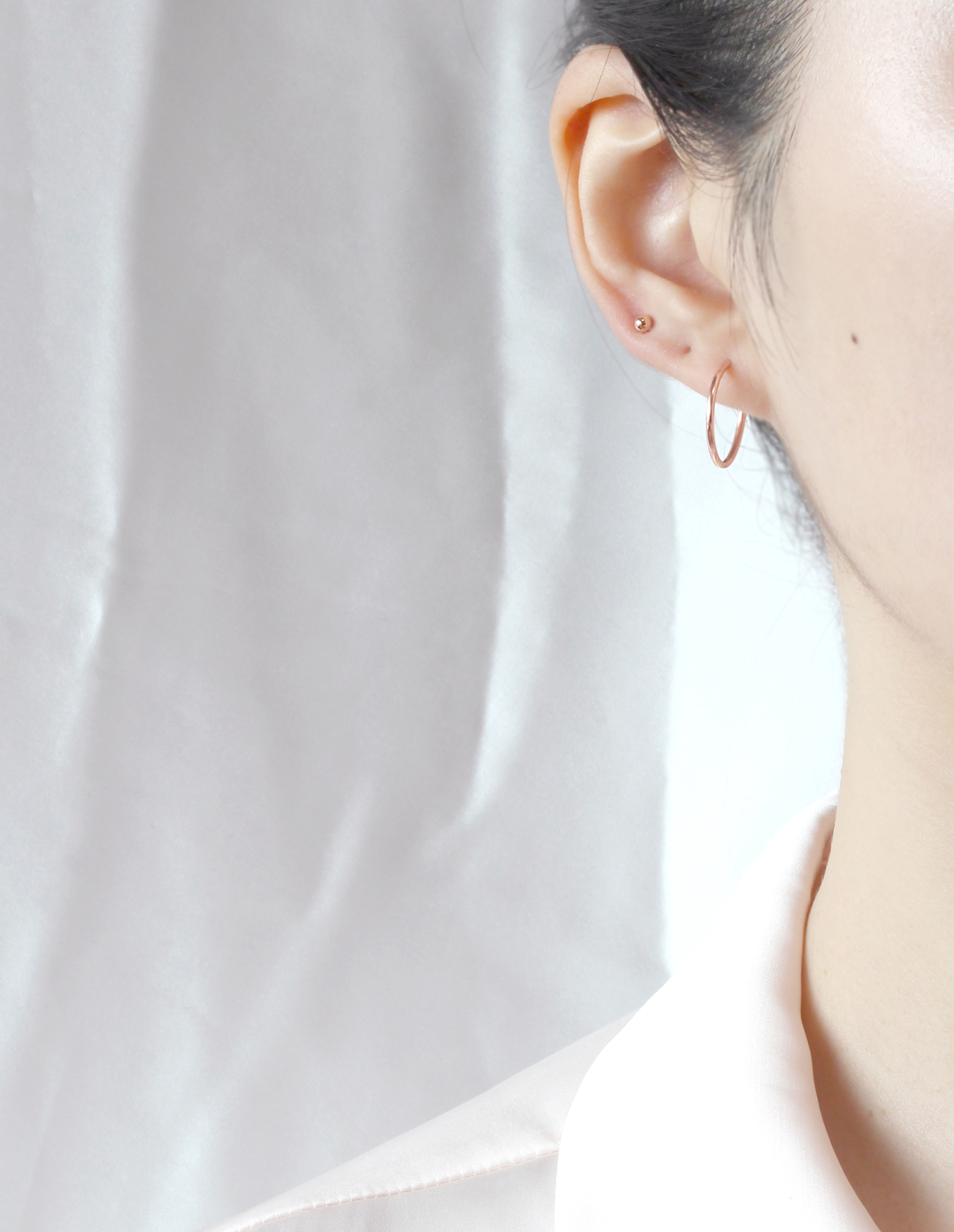 <b><p>14k Rose Gold small earring Twenties wom</p></b><b><p>14k ローズゴールド 小さな イヤリング 20代の女性 中高生 シンプル デイリー</p></b><br /><br /><p align='center'>