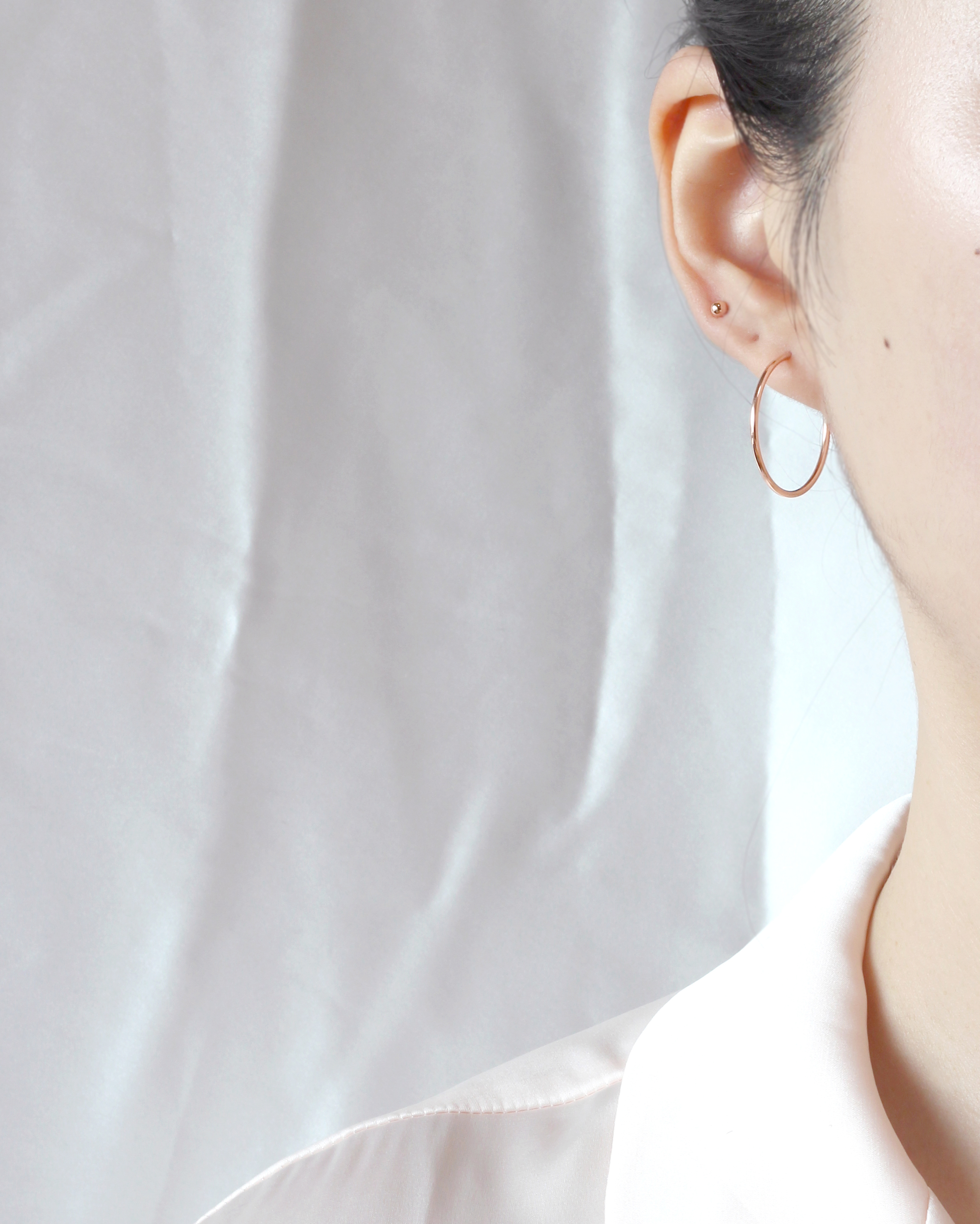 <b><p>14k Rose Gold small earring Twenties wom</p></b><b><p>14k ローズゴールド 小さな イヤリング 20代の女性 中高生 シンプル デイリー</p></b><br /><br /><p align='center'>