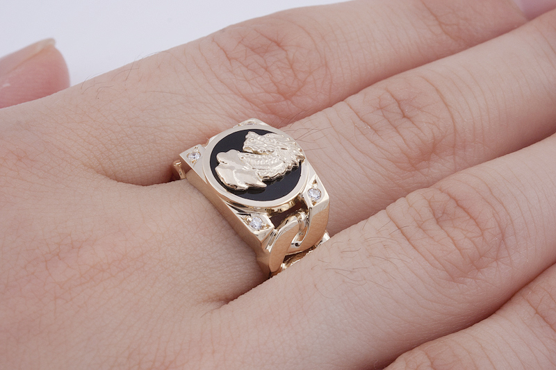 <b><p>14k 18k gold Dran Ring Coupl onyx DG5 friendship</p></b><b><p>14k 18k ゴールド 用リング カップ オニキス DG5 友情</p></b><br /><br /><p align='center'>