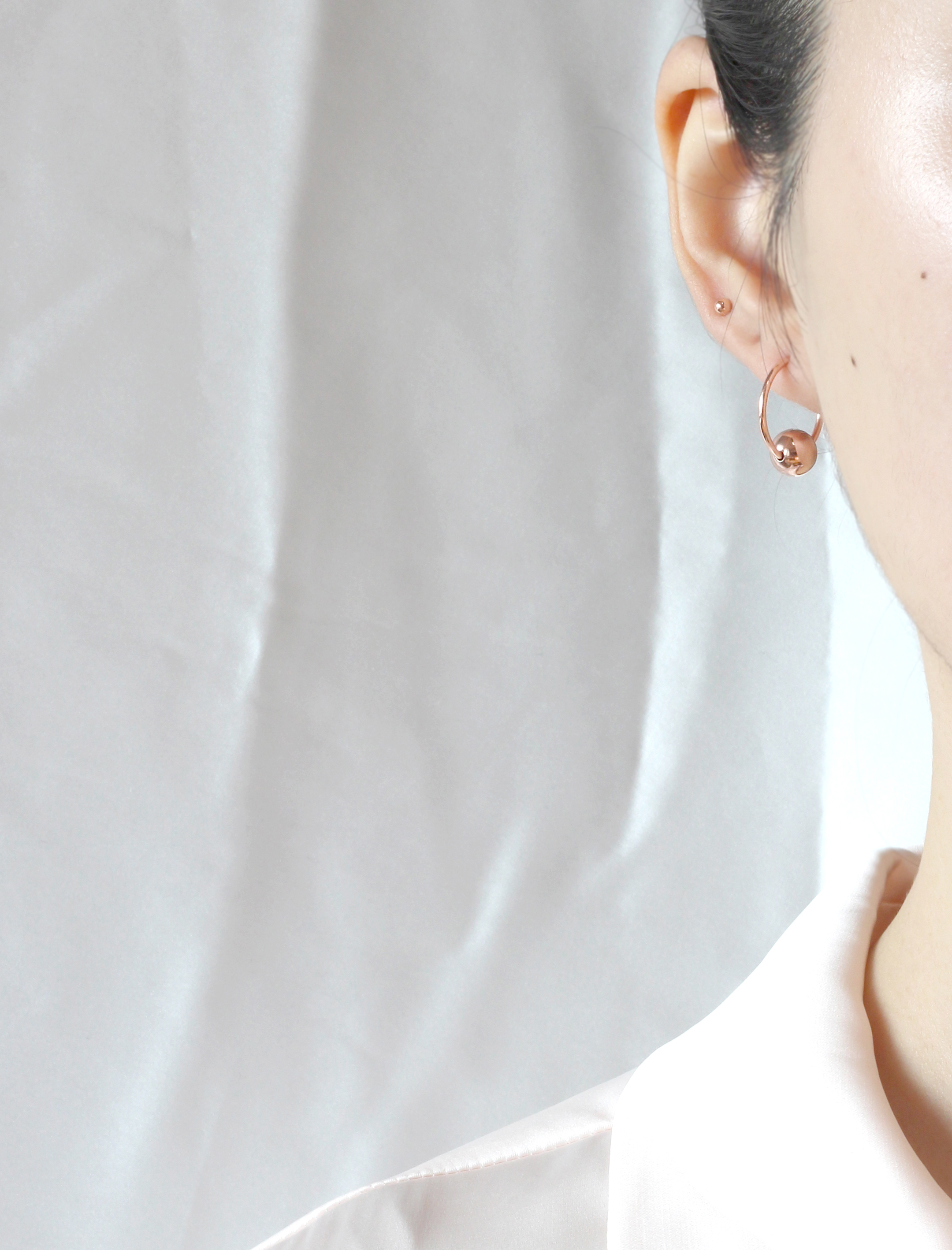 <b><p>14k Rose Gold small earring Twenties wom</p></b><b><p>14k ローズゴールド 小さな イヤリング 20代の女性 中高生 シンプル デイリー</p></b><br /><br /><p align='center'>