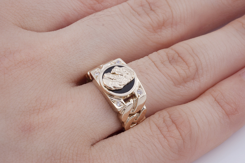 <b><p>14k 18k gold Dran Ring Coupl onyx DG5 friendship</p></b><b><p>14k 18k ゴールド 用リング カップ オニキス DG5 友情</p></b><br /><br /><p align='center'>