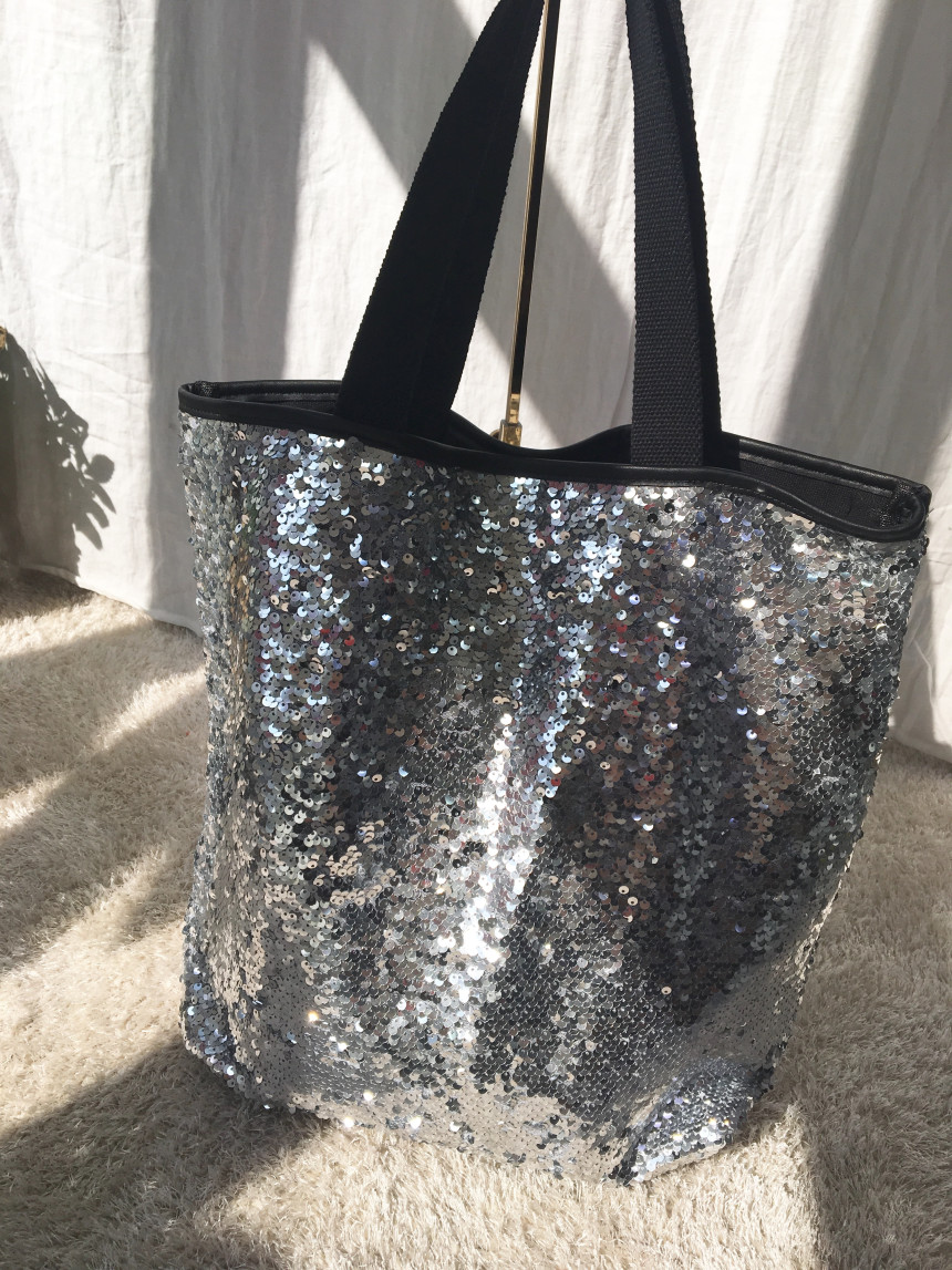 <b><p>SO MARCH Panchaku Sequin Show Pobec Bag Eco</p></b><b><p>SO MARCHパンチャクスパンコールショーポベクバッグエコバックトートバッグショルダーバッグ素材</p></b><br /><br /><p align='center'>