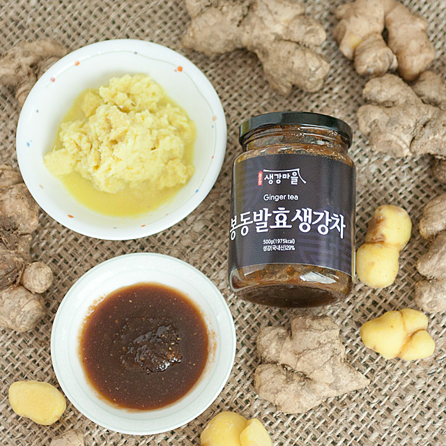 국산생강차 통째로 갈아만든 수제 발효차 - 상세 이미지 4