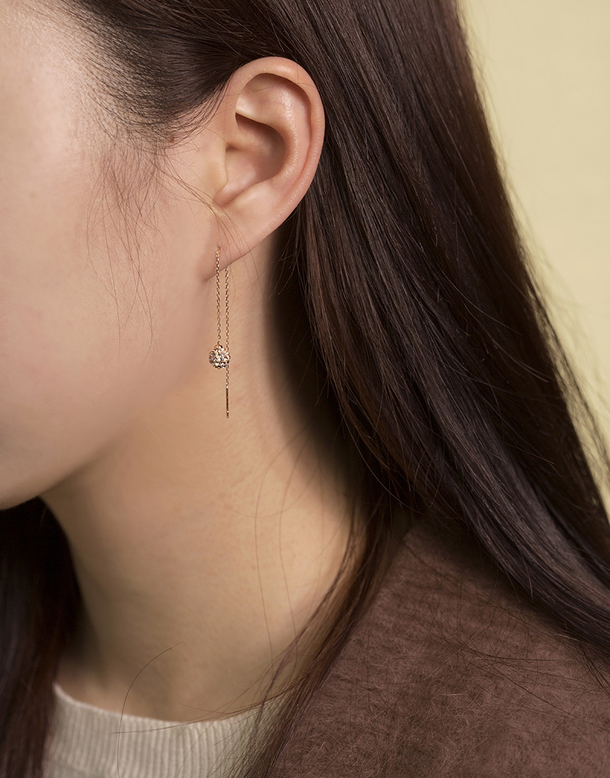 <b><p>sparkle Mirror ball Long Dp Eris 14k gold</p></b><b><p>光沢 ミラーボール ロングドロップピアス 14k金 チェーン きれいな 女性 Kシンプル</p></b><br /><br /><p align='center'>