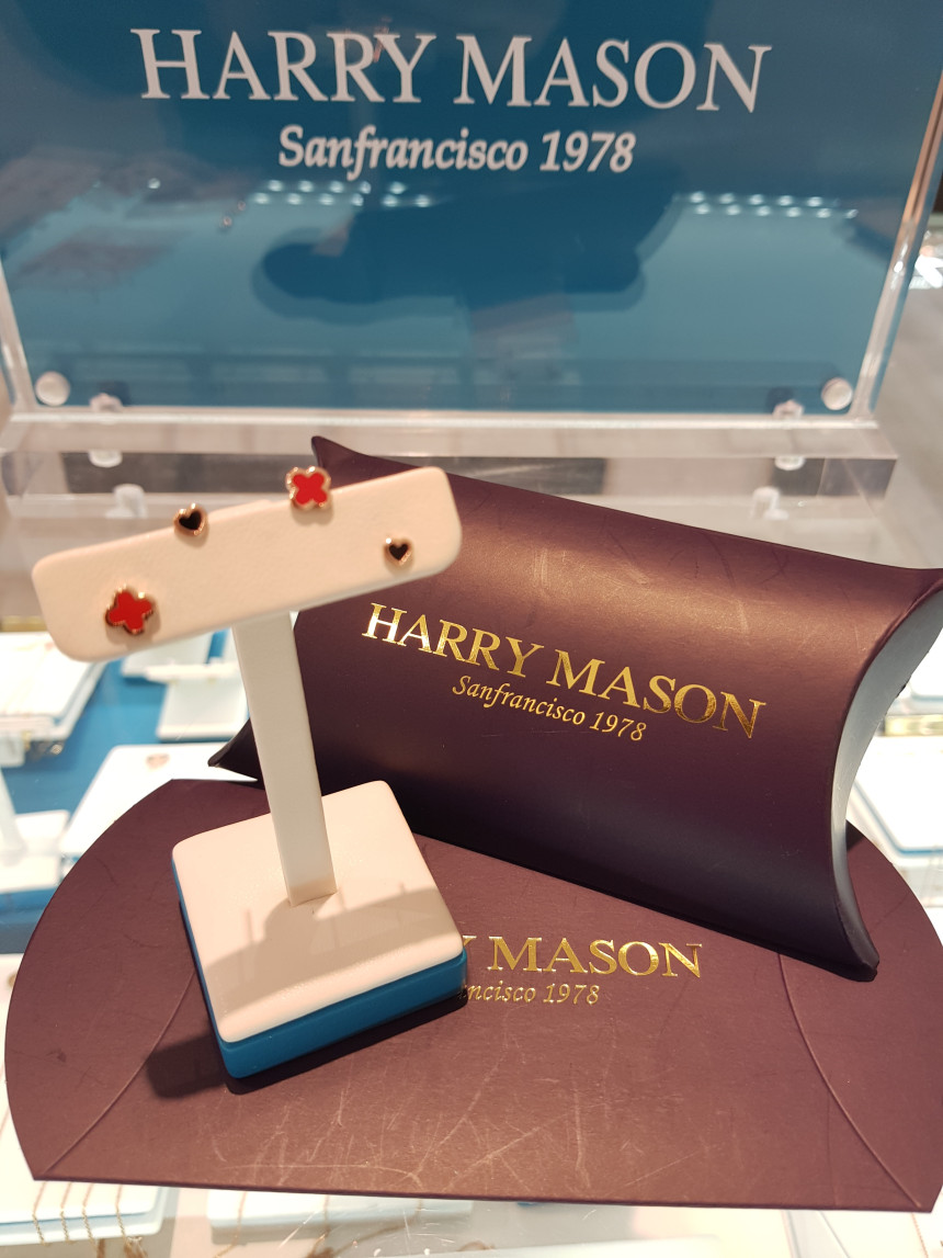 <b><p>Harry Mason Crova Red eings HMTPE-001RG A</p></b><b><p>ハリー・メイソン クローバー レッドイヤリング HMTPE-001RG 可愛らしいコーディネート</p></b><br /><br /><p align='center'>