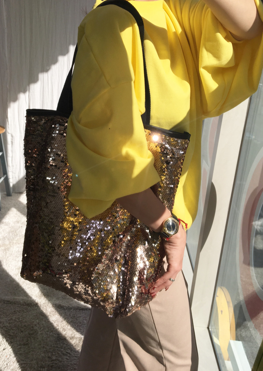<b><p>SO MARCH Panchaku Sequin Show Pobec Bag Eco</p></b><b><p>SO MARCHパンチャクスパンコールショーポベクバッグエコバックトートバッグショルダーバッグ素材</p></b><br /><br /><p align='center'>