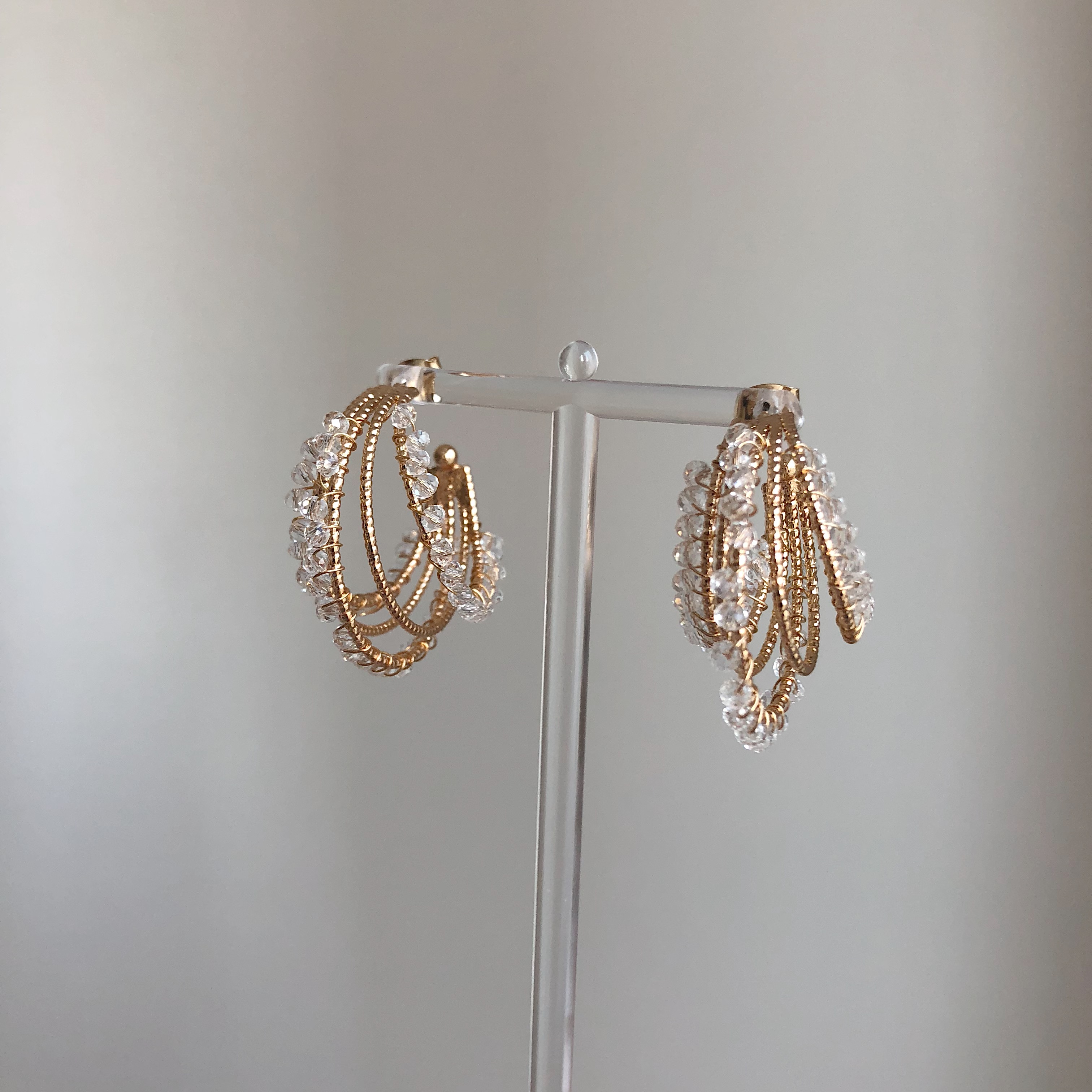 <b><p>Moonlight Bold Earrings silver Roseg Hand</p></b><b><p>ムーンライト ボールドピアス シルバー ローズゴ ハンドメイ 925 パロップ ヴィンテージ</p></b><br /><br /><p align='center'>