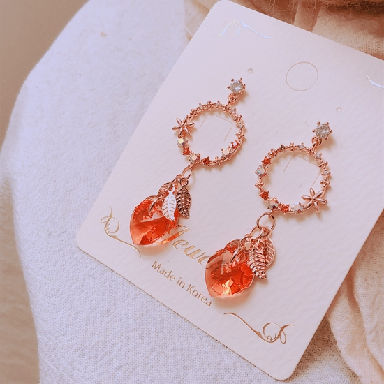 <b><p>Grapefruit syp Heart Erings Good pot cycle</p></b><b><p>グレープフルーツシロップ ハートピアス ポイントサイクル良い ケバケバした ユニークアクセサリー</p></b><br /><br /><p align='center'>