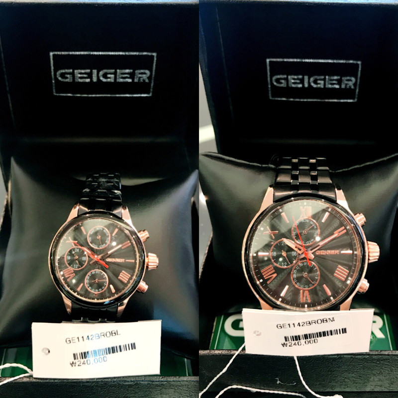 <b><p>Geiger black Metal watch GE1142BROBM Clean</p></b><b><p>ガイガー ブラック メタル時計 GE1142BROBM すっきり素敵な 洗練された</p></b><br /><br /><p align='center'>