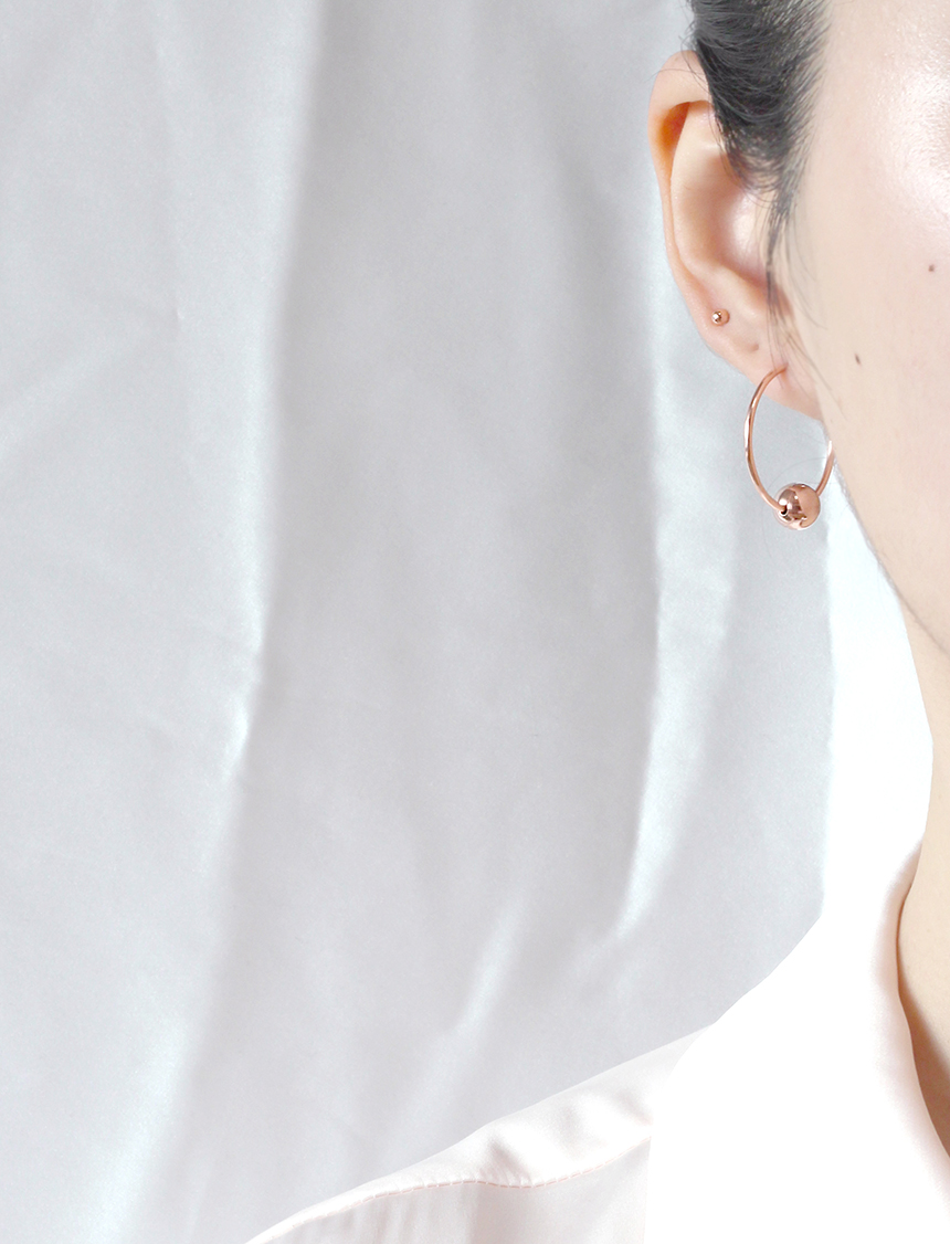 <b><p>14k Rose Gold small earring Twenties wom</p></b><b><p>14k ローズゴールド 小さな イヤリング 20代の女性 中高生 シンプル デイリー</p></b><br /><br /><p align='center'>