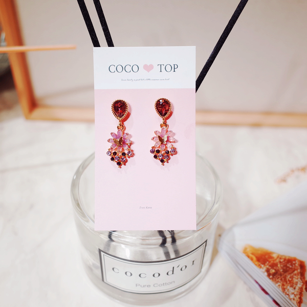 <b><p>Sarr Butterfly Violet eing</p></b><b><p>そろりと 蝶が バイオレット イヤリング</p></b><br /><br /><p align='center'>