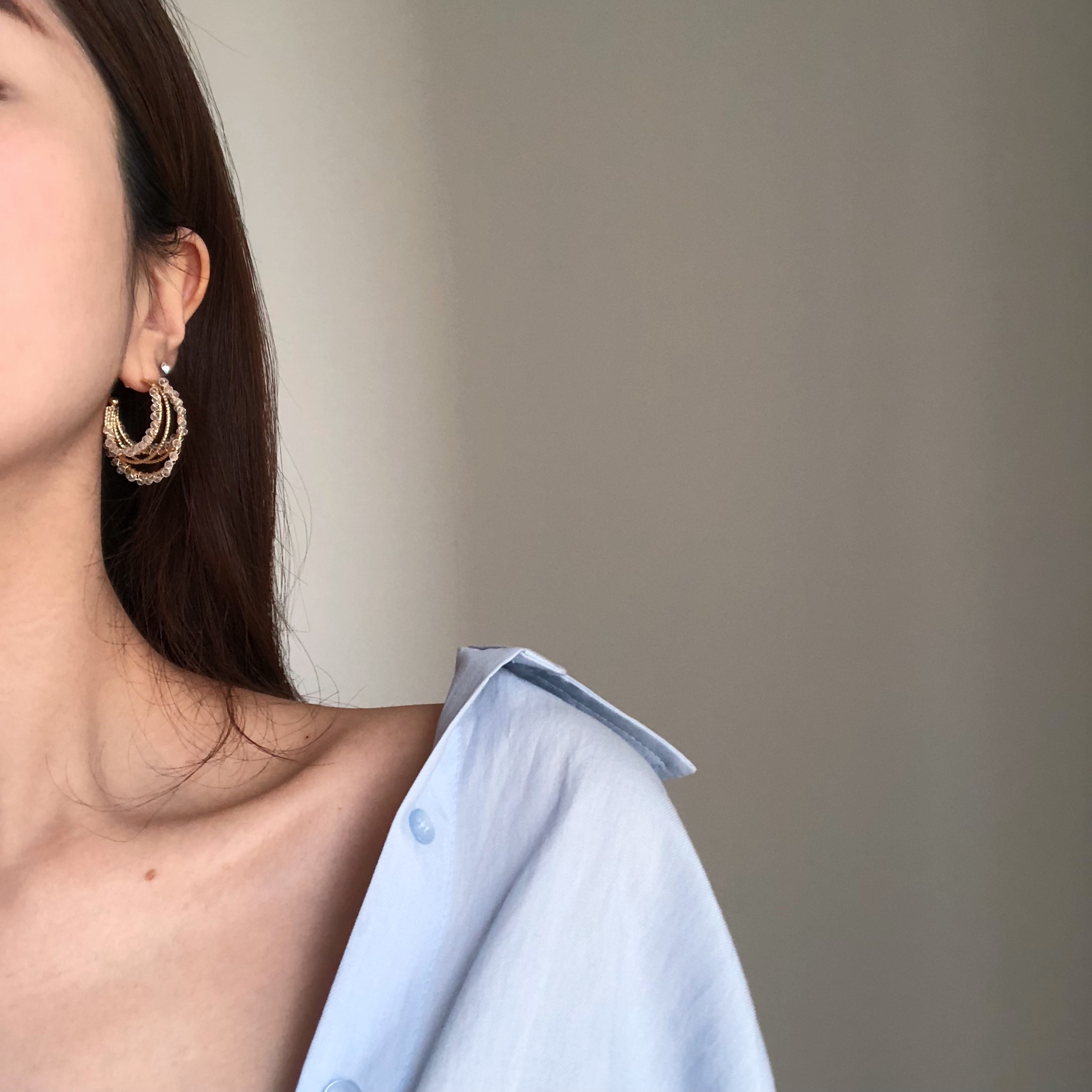 <b><p>Moonlight Bold Earrings silver Roseg Hand</p></b><b><p>ムーンライト ボールドピアス シルバー ローズゴ ハンドメイ 925 パロップ ヴィンテージ</p></b><br /><br /><p align='center'>