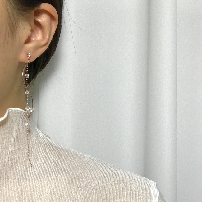 <b><p>spring body Rose Gold Lo Drop ear 12 ecies</p></b><b><p>春 個人 ローズゴールド ロング ドロップ イヤリ 12種 ウンチム 女性らしい</p></b><br /><br /><p align='center'>