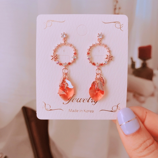 <b><p>Grapefruit syp Heart Erings Good pot cycle</p></b><b><p>グレープフルーツシロップ ハートピアス ポイントサイクル良い ケバケバした ユニークアクセサリー</p></b><br /><br /><p align='center'>