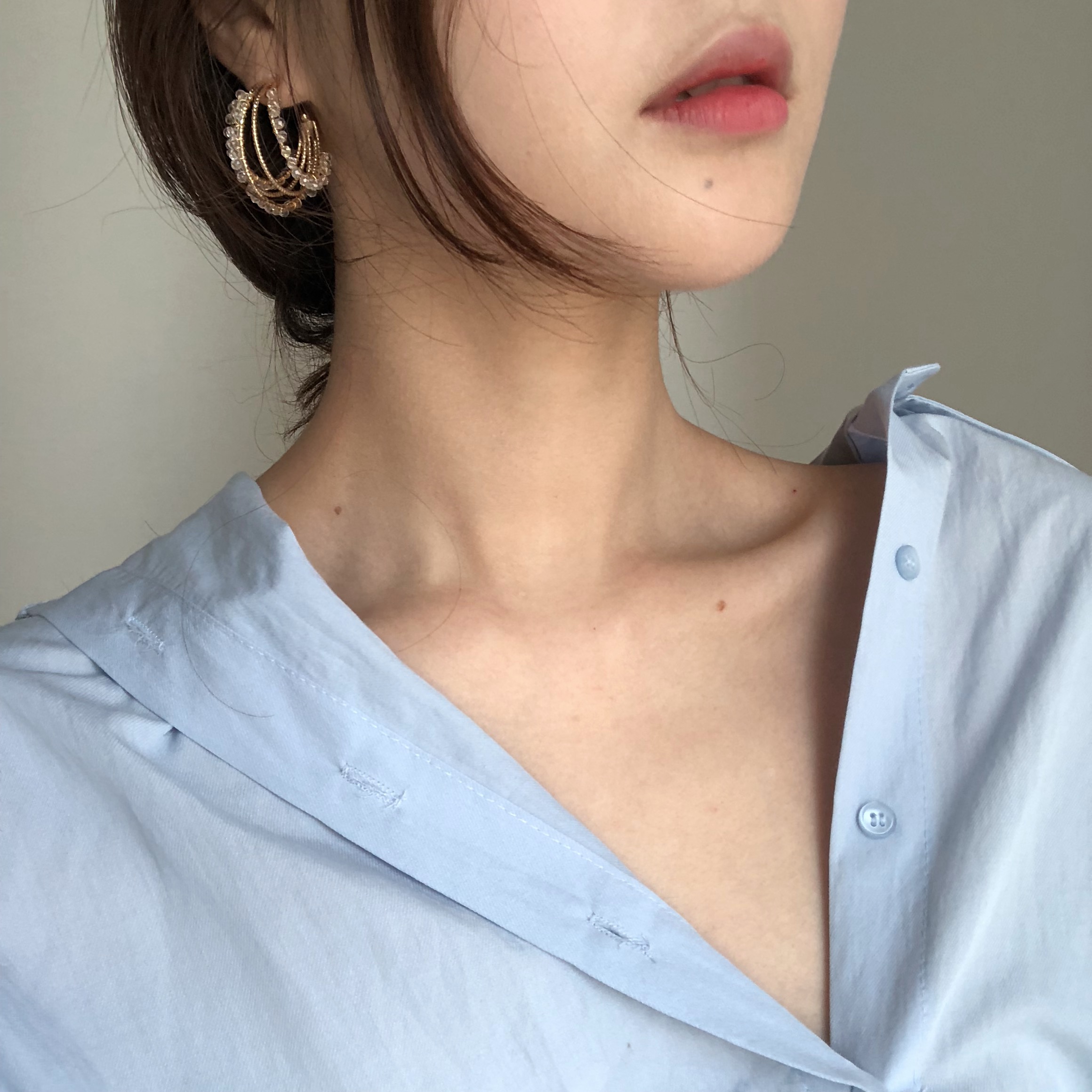 <b><p>Moonlight Bold Earrings silver Roseg Hand</p></b><b><p>ムーンライト ボールドピアス シルバー ローズゴ ハンドメイ 925 パロップ ヴィンテージ</p></b><br /><br /><p align='center'>