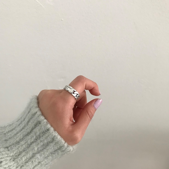 <b><p>925 silver Saint Laure ch Lettg rg Couplg</p></b><b><p>925 シルバー サンローラン チェーン レタリングリング カップ モダン シンプルアクセサリー</p></b><br /><br /><p align='center'>