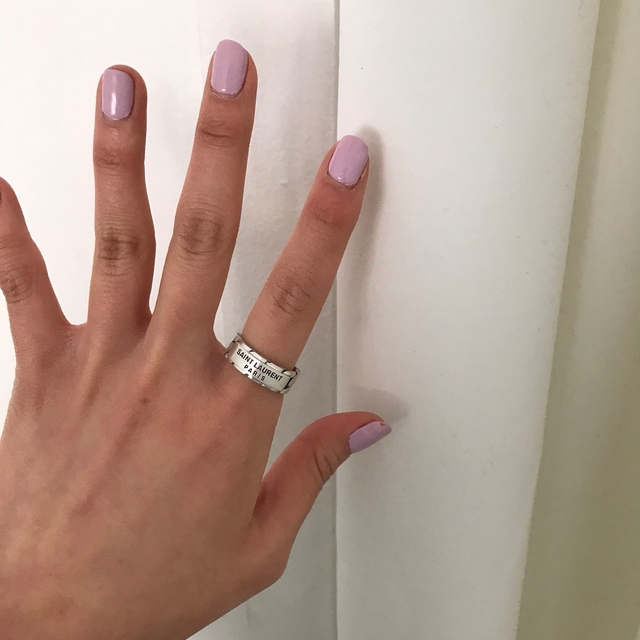 <b><p>925 silver Saint Laure ch Lettg rg Couplg</p></b><b><p>925 シルバー サンローラン チェーン レタリングリング カップ モダン シンプルアクセサリー</p></b><br /><br /><p align='center'>