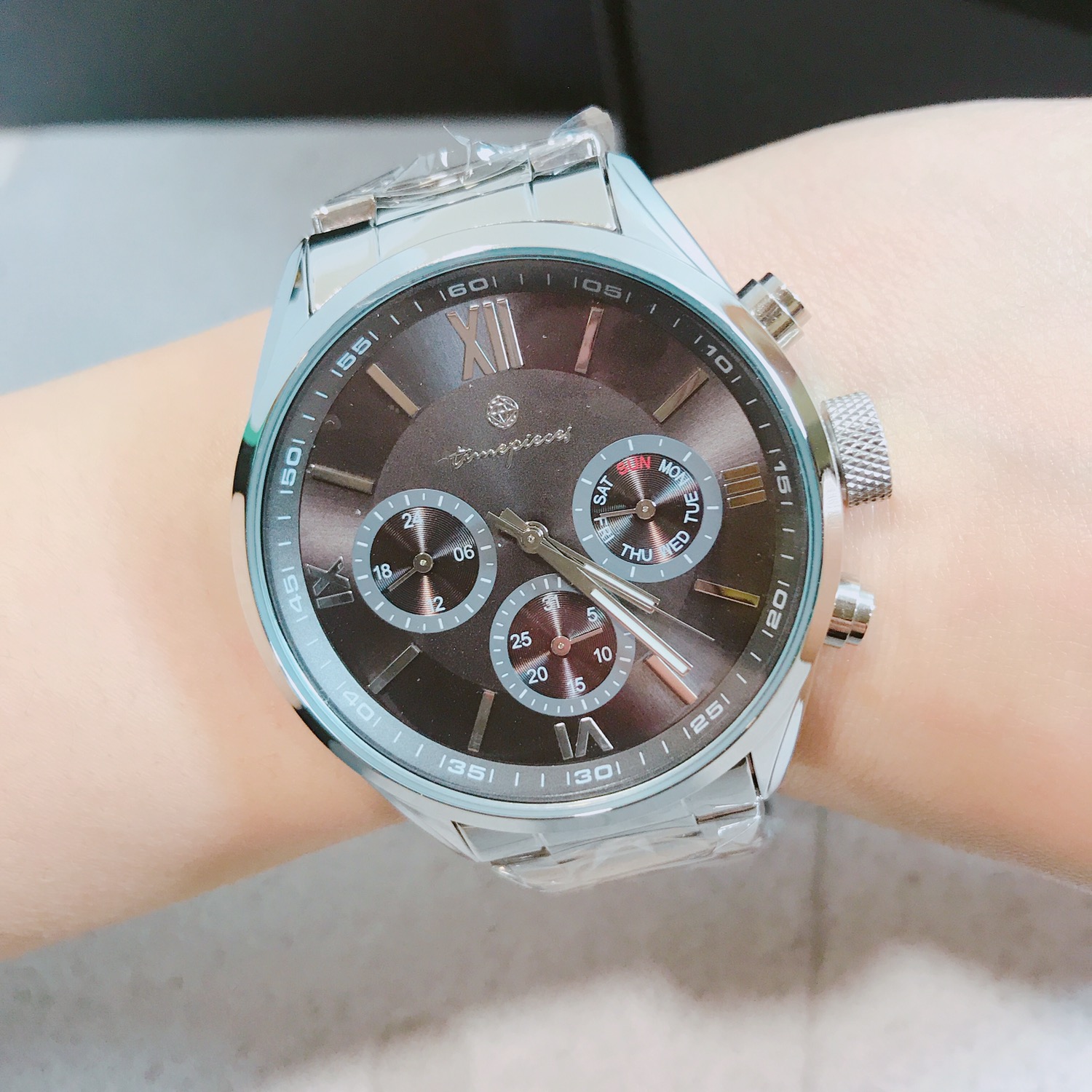 <b><p>OST Homme Black Edition Men's tal Watch</p></b><b><p>OSTオムブラックエディション男性メタル時計 ネイビー、グレー OTM118201FLS</p></b><br /><br /><p align='center'>