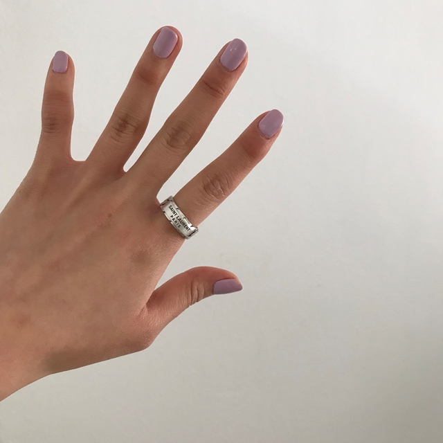 <b><p>925 silver Saint Laure ch Lettg rg Couplg</p></b><b><p>925 シルバー サンローラン チェーン レタリングリング カップ モダン シンプルアクセサリー</p></b><br /><br /><p align='center'>