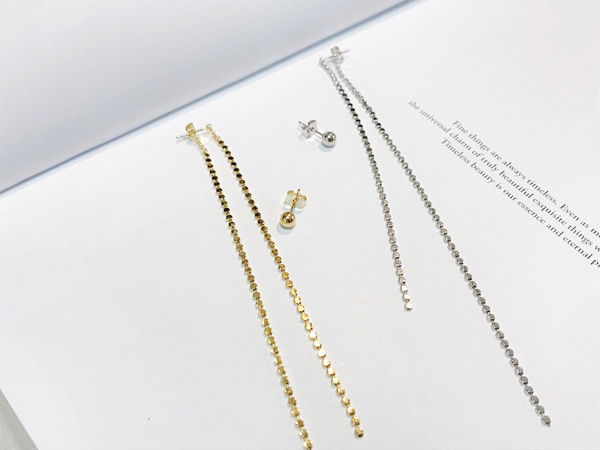 <b><p>feminine Two way Long cha ball Unknown Drop</p></b><b><p>女性らしい ツーウェイ ロングチェーン ボール オンバル ドロップイヤリ 20代</p></b><br /><br /><p align='center'>