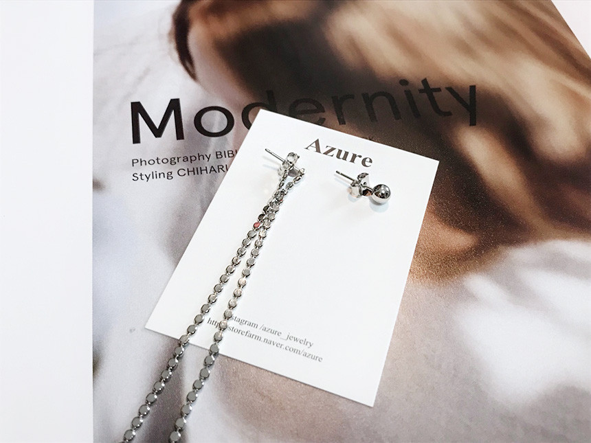 <b><p>feminine Two way Long cha ball Unknown Drop</p></b><b><p>女性らしい ツーウェイ ロングチェーン ボール オンバル ドロップイヤリ 20代</p></b><br /><br /><p align='center'>