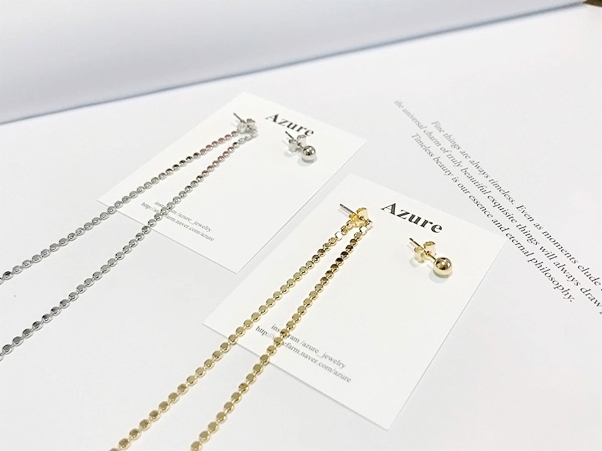 <b><p>feminine Two way Long cha ball Unknown Drop</p></b><b><p>女性らしい ツーウェイ ロングチェーン ボール オンバル ドロップイヤリ 20代</p></b><br /><br /><p align='center'>