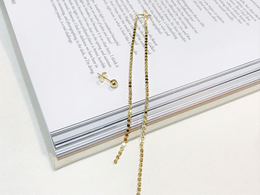 <b><p>feminine Two way Long cha ball Unknown Drop</p></b><b><p>女性らしい ツーウェイ ロングチェーン ボール オンバル ドロップイヤリ 20代</p></b><br /><br /><p align='center'>