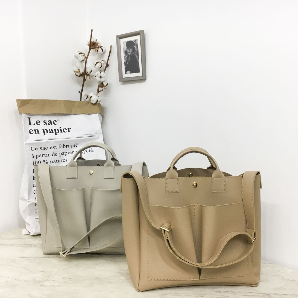 <b><p>Spring Color Daily Leather Tumbl Bag</p></b><b><p>春カラーデイリーレザータンブラーバック</p></b><br /><br /><p align='center'>