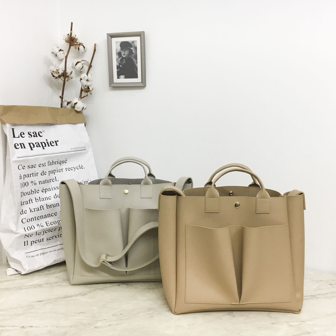 <b><p>Spring Color Daily Leather Tumbl Bag</p></b><b><p>春カラーデイリーレザータンブラーバック</p></b><br /><br /><p align='center'>