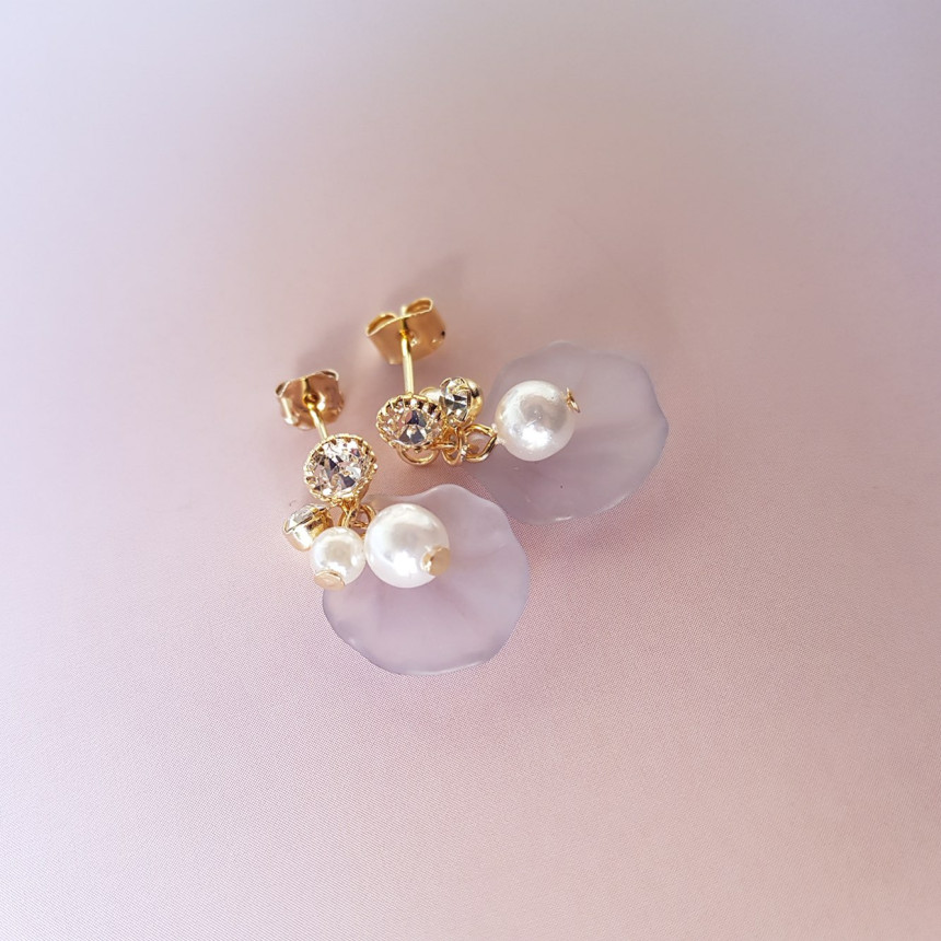 <b><p>Mingling no.1 petal HOMAIKA Pearl Drop Ers</p></b><b><p>ミンミン 第1 花びら ホマイカ 真珠 ドロップイヤリング 3色 説得力の 魅あるスタイル</p></b><br /><br /><p align='center'>