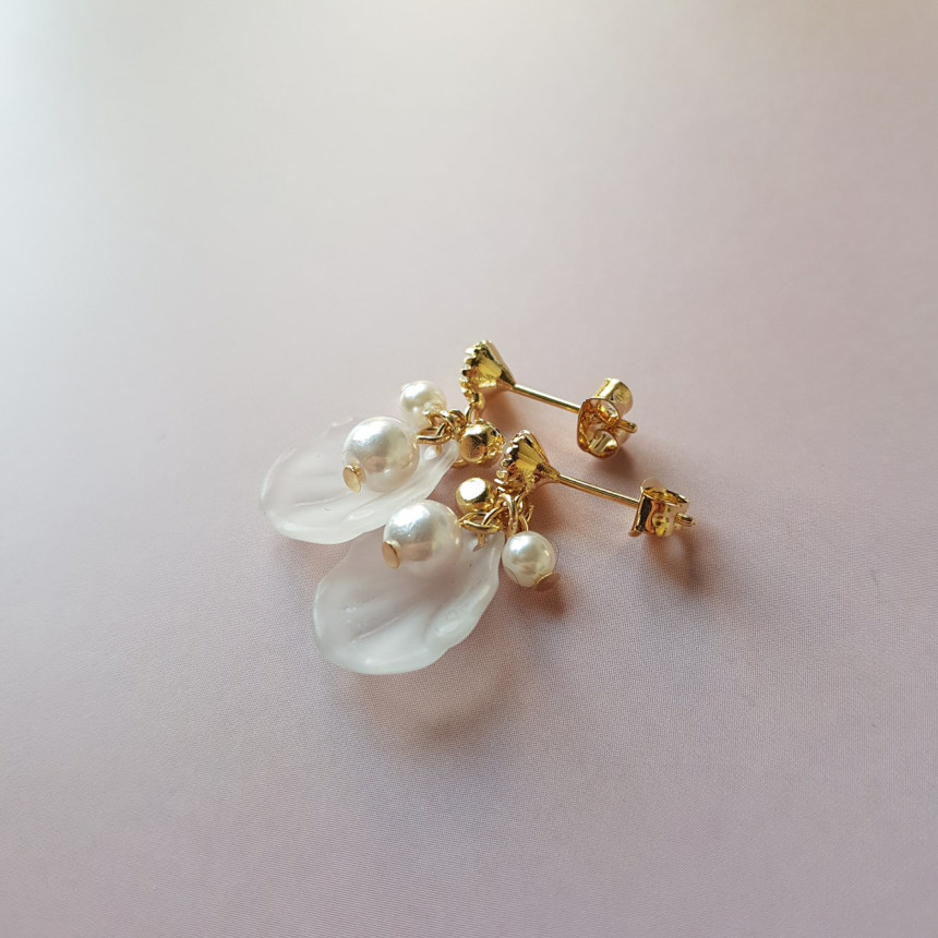 <b><p>Mingling no.1 petal HOMAIKA Pearl Drop Ers</p></b><b><p>ミンミン 第1 花びら ホマイカ 真珠 ドロップイヤリング 3色 説得力の 魅あるスタイル</p></b><br /><br /><p align='center'>