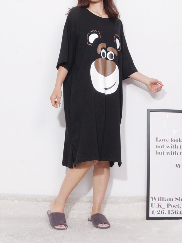 <b><p>pajamas one piece Homeware smile Fa</p></b><b><p>パジャマ ワンピース ホームウェア スマイル 純綿</p></b><br /><br /><p align='center'>