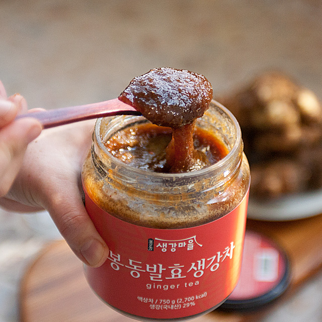 봉동생강차 수제생강차 갈아만든 국산