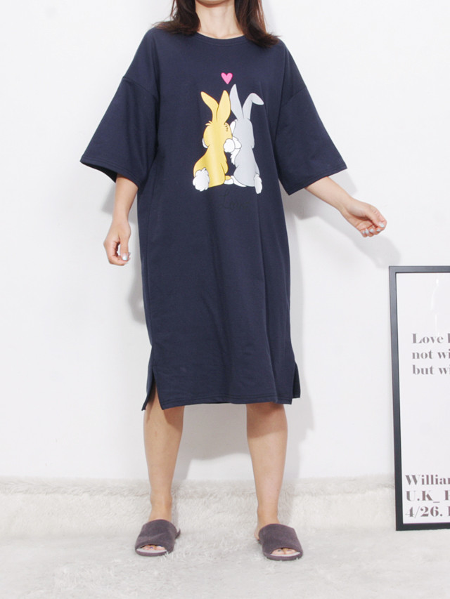 <b><p>pajamas one piece Homeware smile Fa</p></b><b><p>パジャマ ワンピース ホームウェア スマイル 純綿</p></b><br /><br /><p align='center'>